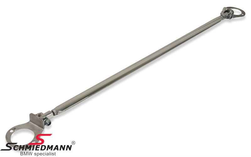 Strut bar Wiechers Sport rear RACINGLINE polished aluminium (to be