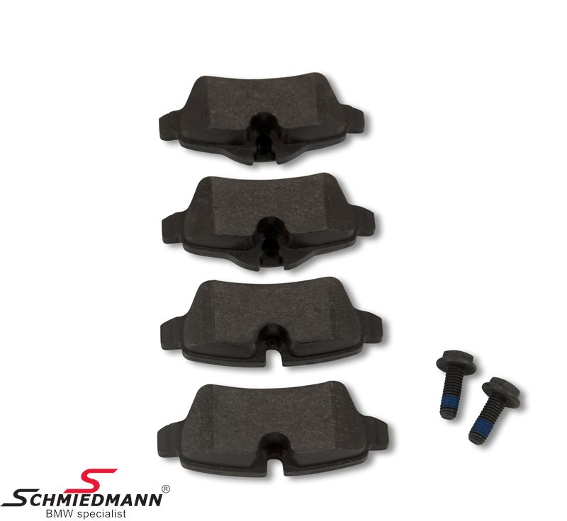 Brake pads rear original SWAG Germany 34216778327, 34 21 6 778 327