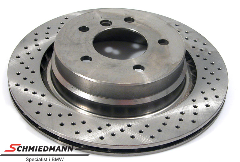 Racing brake disc rear 312X20MM ventilated with holes Zimmermann L