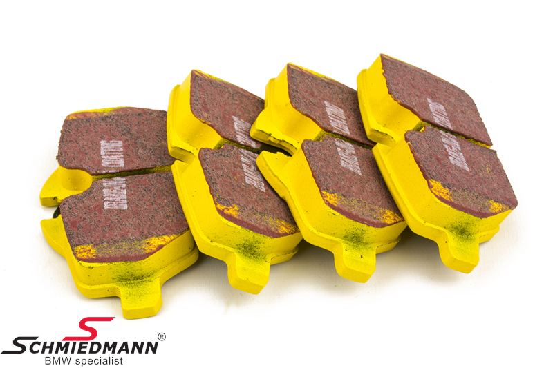 Racing brake pads rear EBC yellow stuff (for road and racetrack) DP41576R