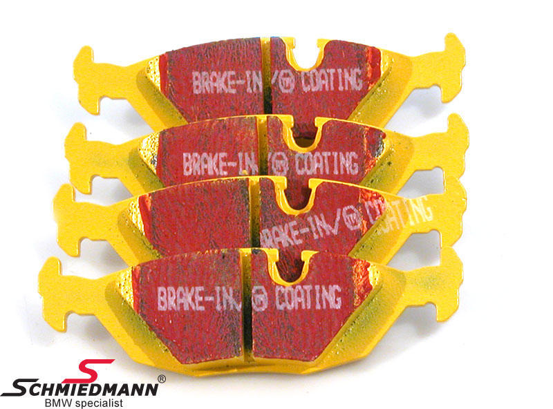 Racing brake pads rear EBC yellow stuff (for road and racetrack) DP4447R