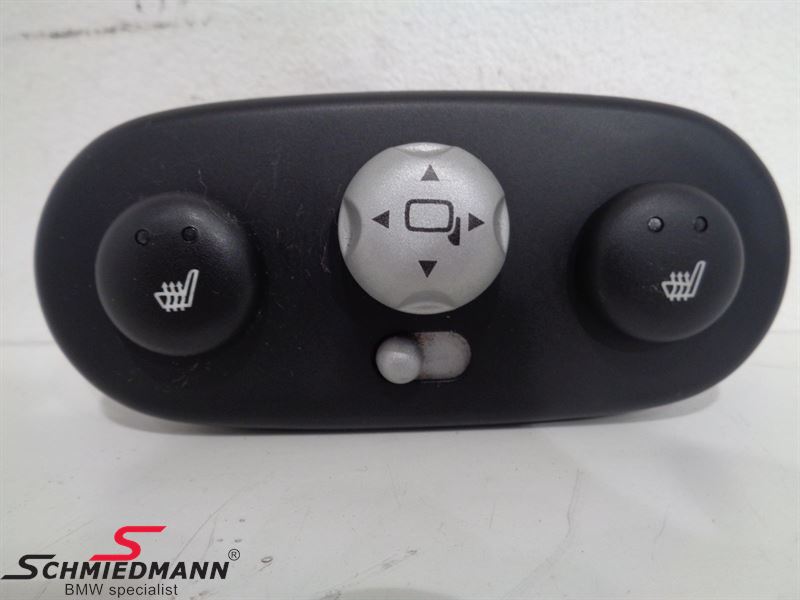 Seat heating/mirror adjustment switch 61316918217, 61 31 6 918 217