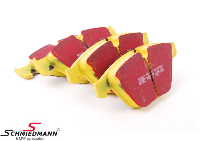 Racing brake pads front EBC yellow stuff (for road and racetrack) DP41512R