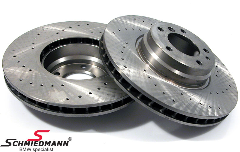 BMW E38 Racing brake discs front Schmiedmann New parts