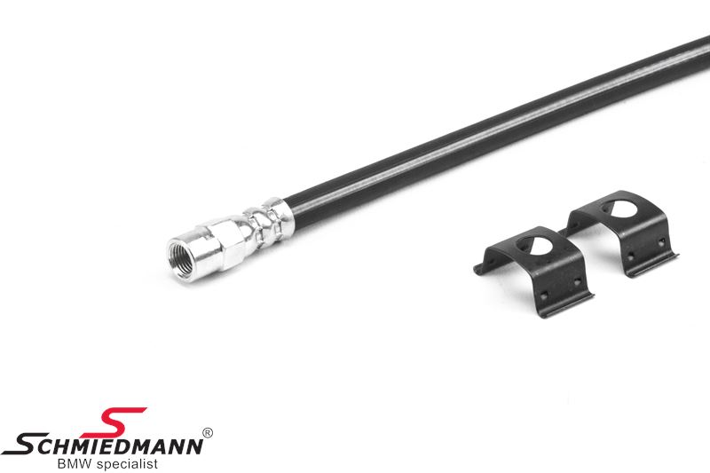 Brake hose front Schmiedmann HG High Grade inclusive clips