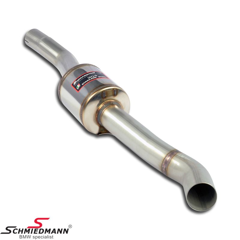 Middle pipe with silencer Supersprint from the front pipe to the