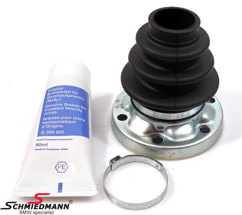 Output shaft repair kit boot inner against the final drive