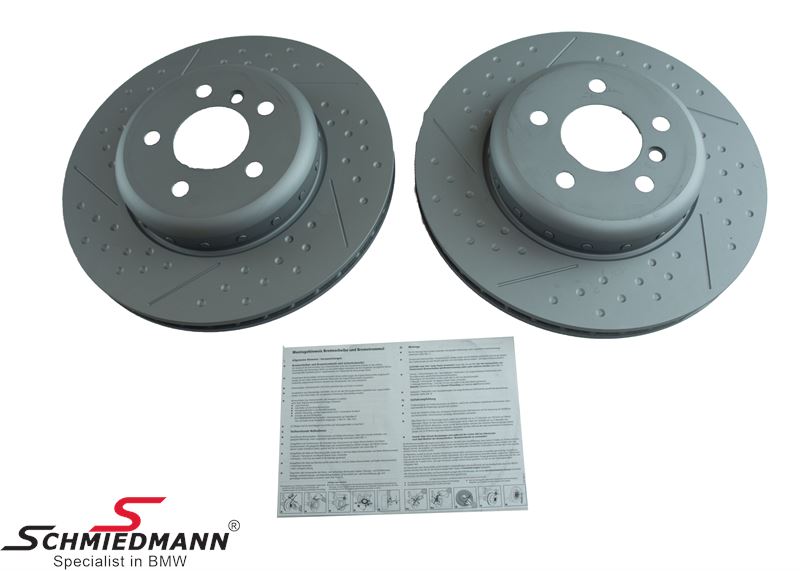 Brake disk 345X24MM For BMW Performance Brakes ventilated (Please