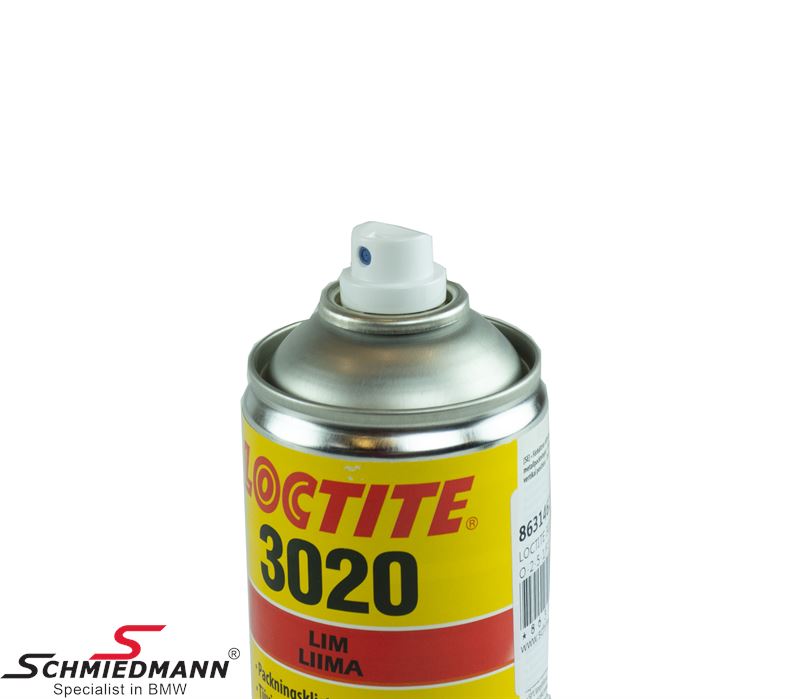 Loctite 3020 red gasket adhesive 400ML. spray 8631462