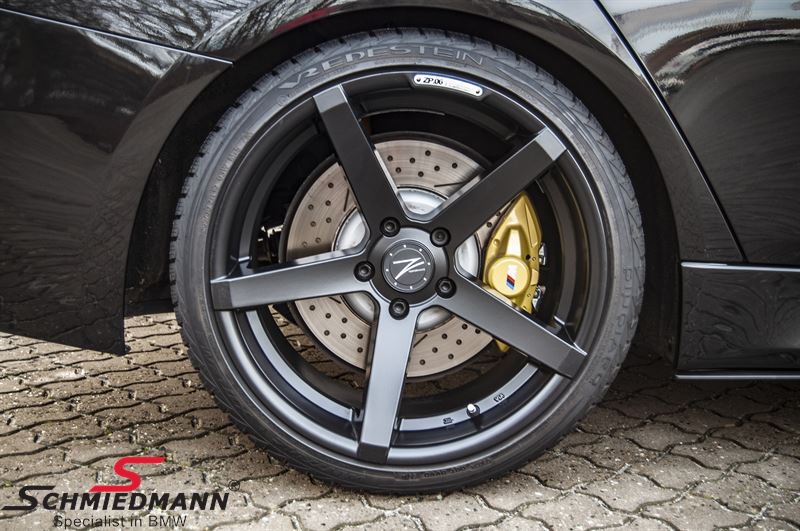 BMW performance big brake kit front+rear with yellow calipers, front