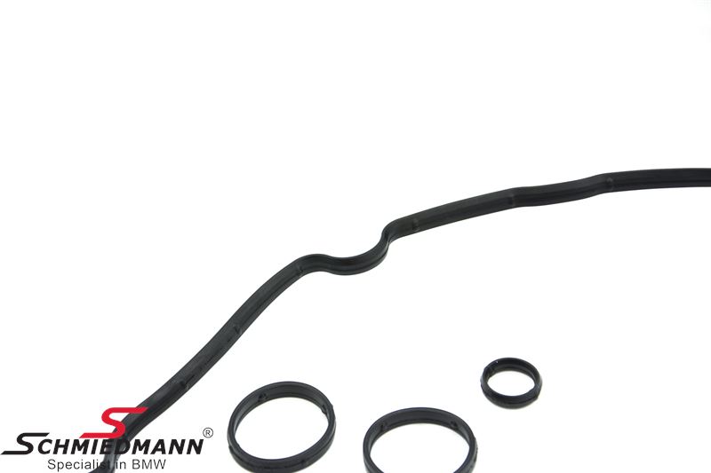 Cylinder head cover gasket set 11127567877, 11 12 7 567 877, 7567877