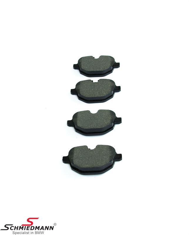 Brake pads rear original Hella Germany 34216862202, 34 21 6 862 202, 6862202, 34216862202H