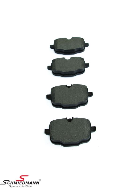 Brake pads rear original Hella Germany 34216775346, 34 21 6 775 346, 6775346, 34216775346H