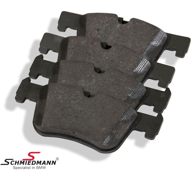 Brake pads front Hella Pagid Germany 34116874331, 34 11 6 874 331, 6874331, 34116874331H