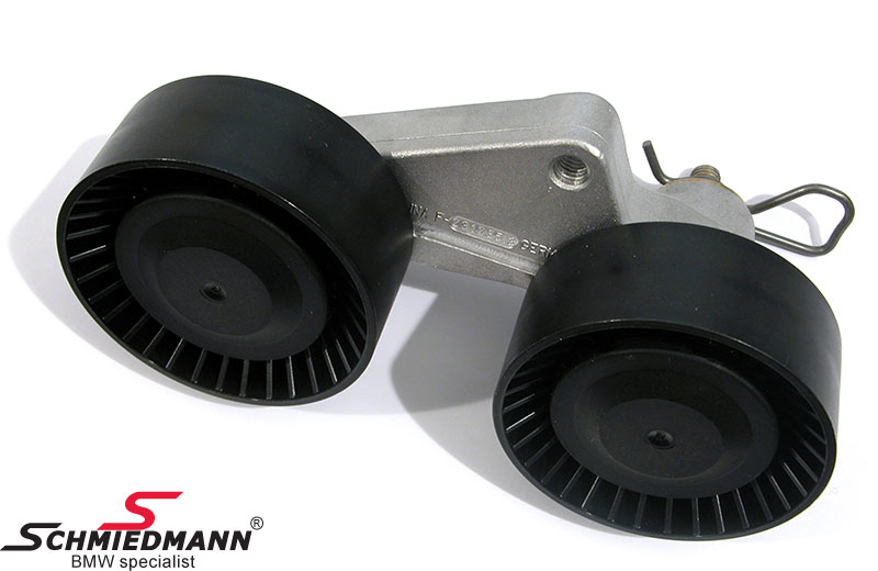 Belt tensioner wheel with arm/wheel waterpump/alternator 11281742858