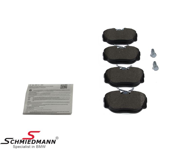 Brake pads front original Zimmermann Germany 34111161347, 34 11 1 161 347, 1161347, 34111161347Z