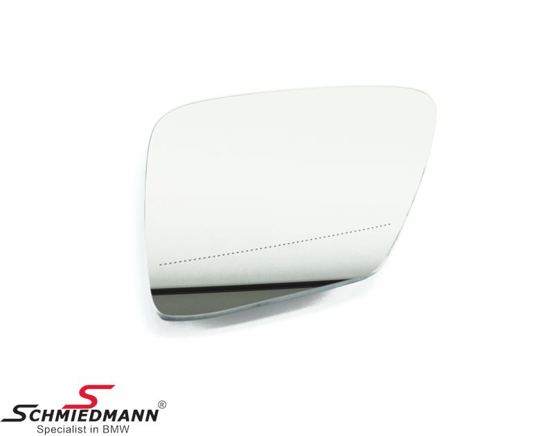 Sideview mirror glass wideangle and heated R.side (For models with