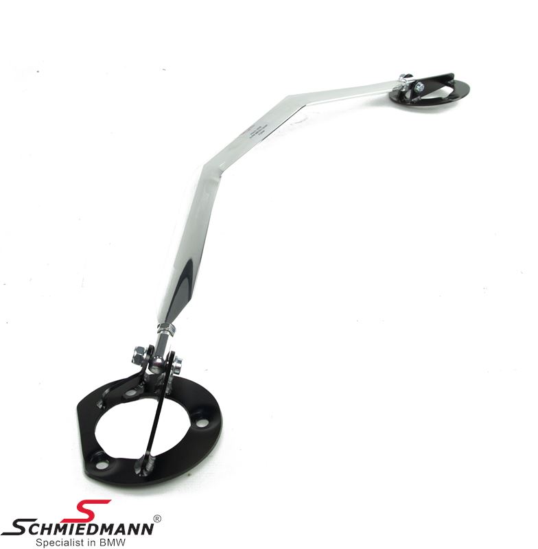 Strut bar Wiechers Sport RACINGLINE front polished aluminium 067006