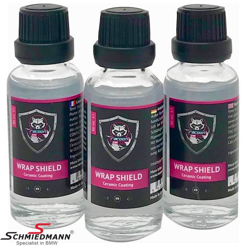 Racoon ceramic wrap shield 30ml. WRASHI3001