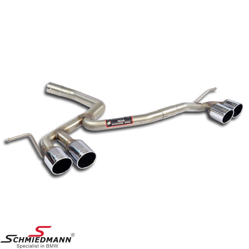 Supersprint Rear pipe kit Right OO80 Left OO80(Muffler delete