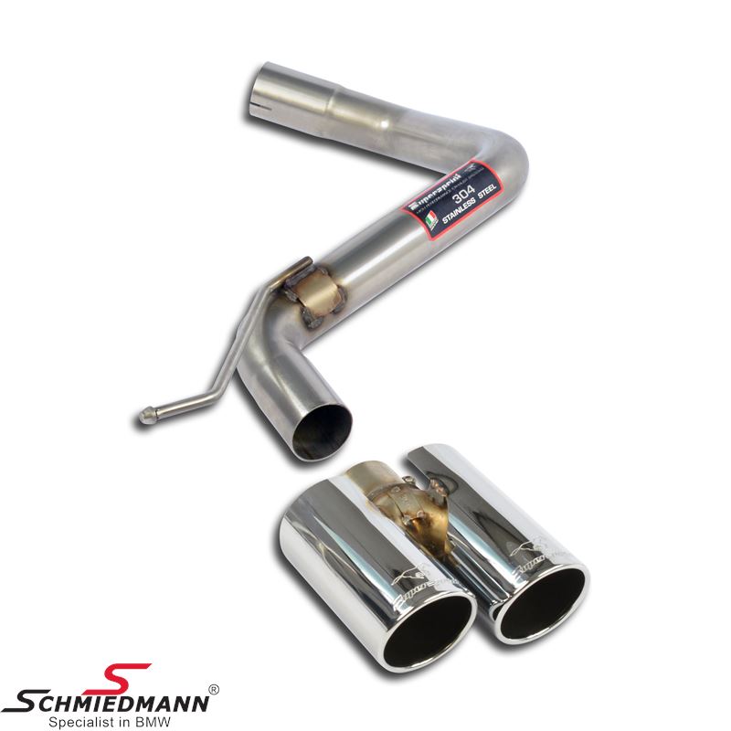 Supersprint Rear pipe OO80(Muffler delete) 047116