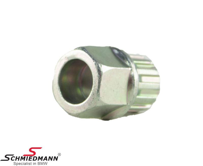 Wheel lock bolt adapter code 12 original BMW 36131181242, 36 13 1