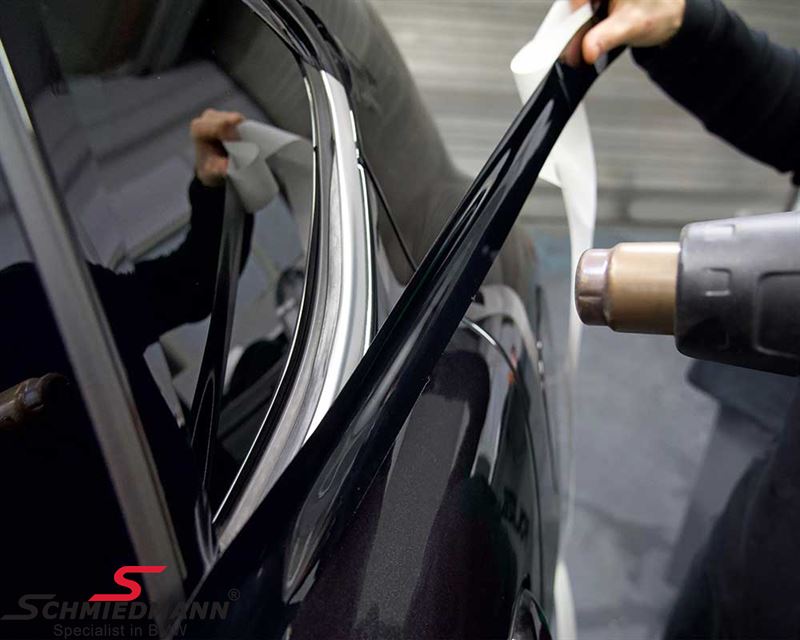 Foliatec Chrome Delete Vinyl Wrap High Gloss Black 15M X 5CM Per