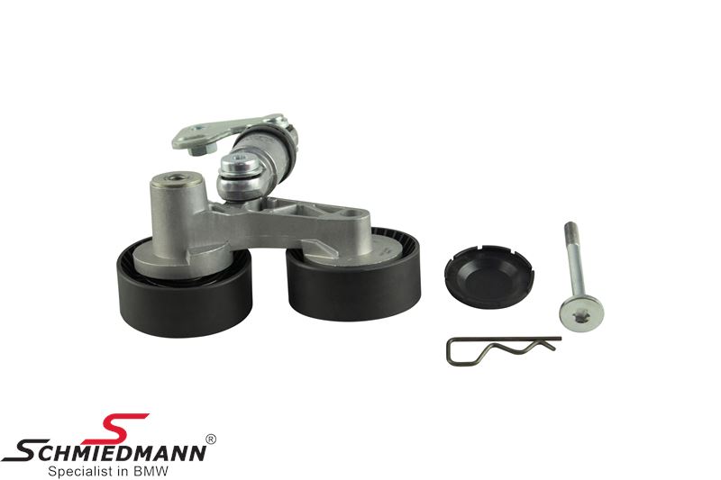 Belt tensioner with arm/wheel waterpump/alternator original SWAG