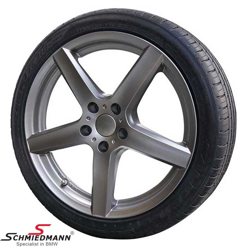 Foliatec 2C Rim Spray Paint Kit Gunmetal glossy 372002353