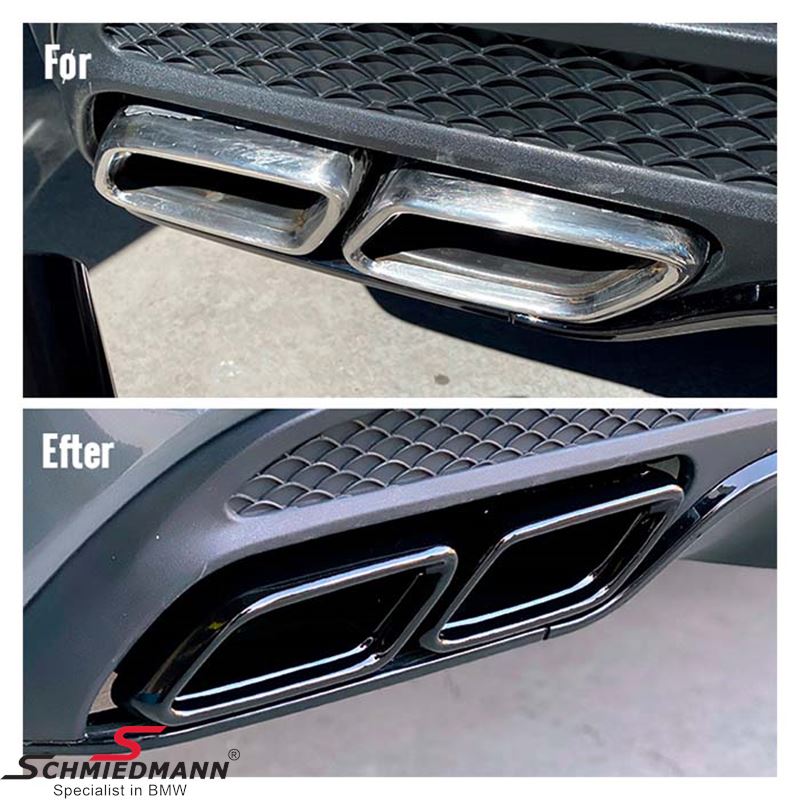 Foliatec 2C exhaust paint black 250 ml 372002125