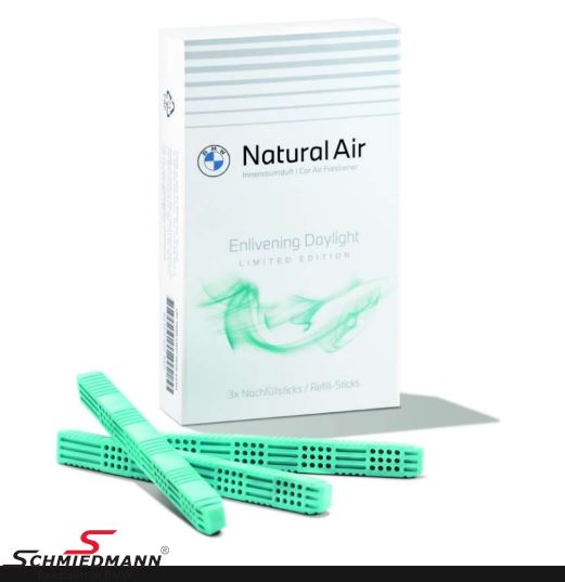 BMW Natural Air, air freshener refill, 3 pcs. 83125A4FA60, 83 12 5