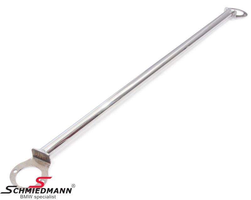 Strut bar rear polished aluminium T46B