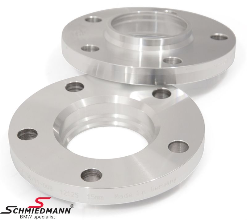 Wheel spacer set alloy, Per axle 30MM (15MM each side/wheel