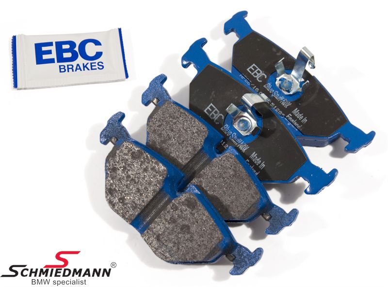 Racing brake pads rear EBC blue stuff NDX (For the racetrack) DP51289NDX