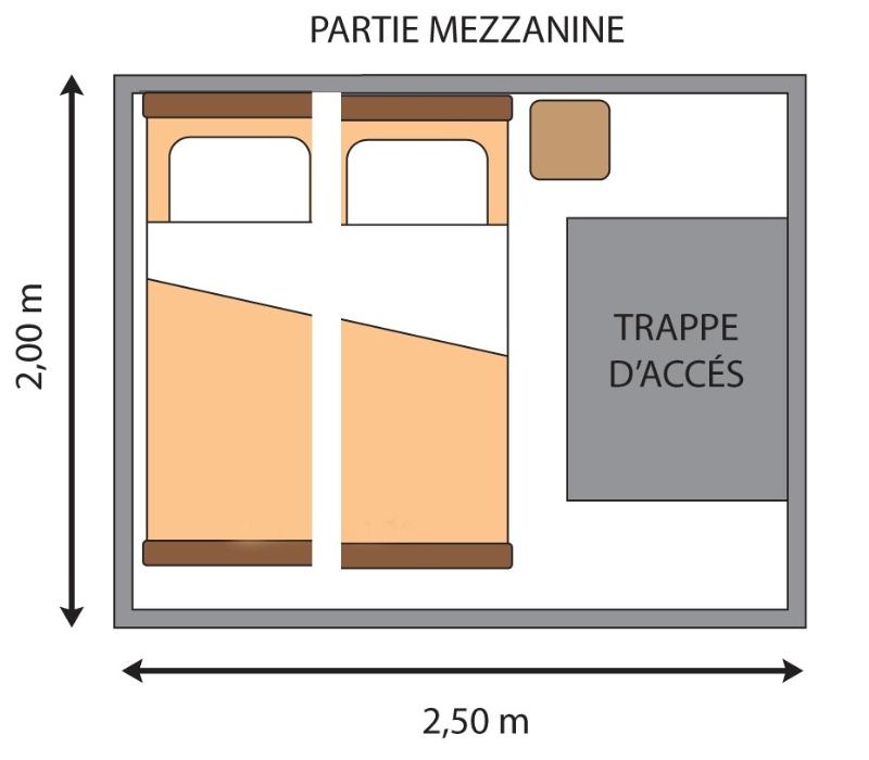 Zelt für Radfahrer/Wanderer Bélézy