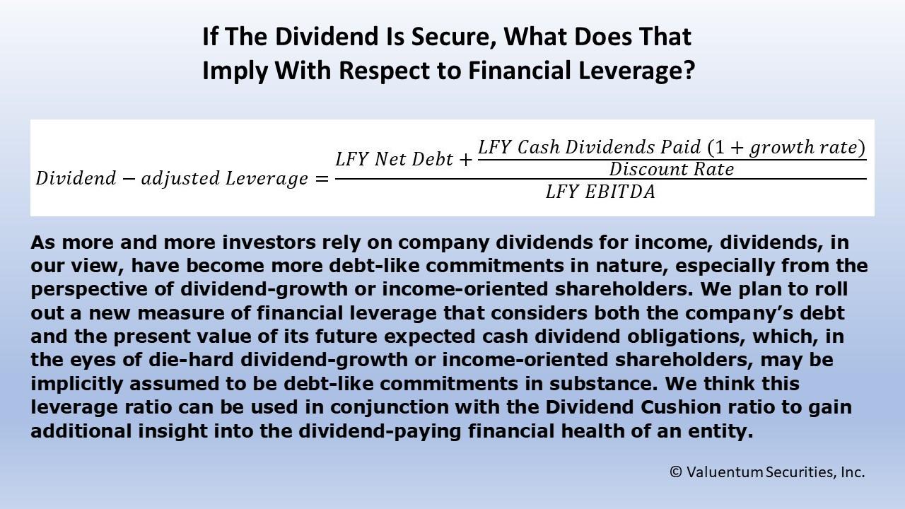 A New Measure Of Leverage For DividendGrowth And