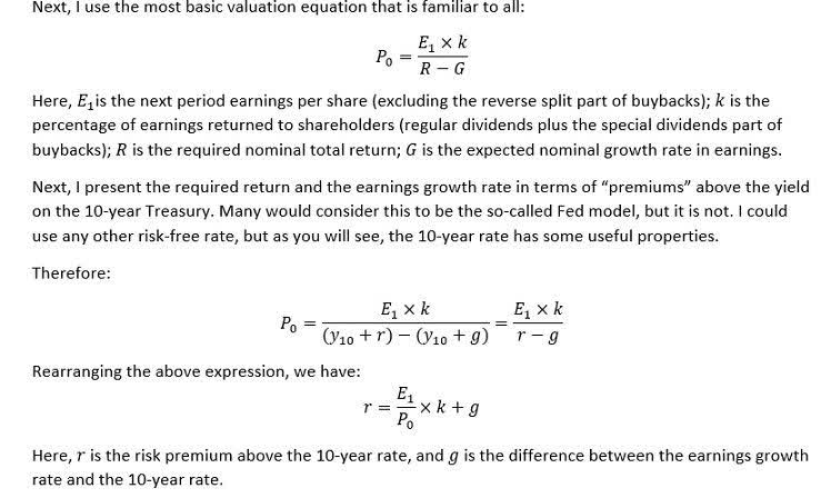 Is The U.S. Stock Market Overvalued? A BackOfTheEnvelope Calculation