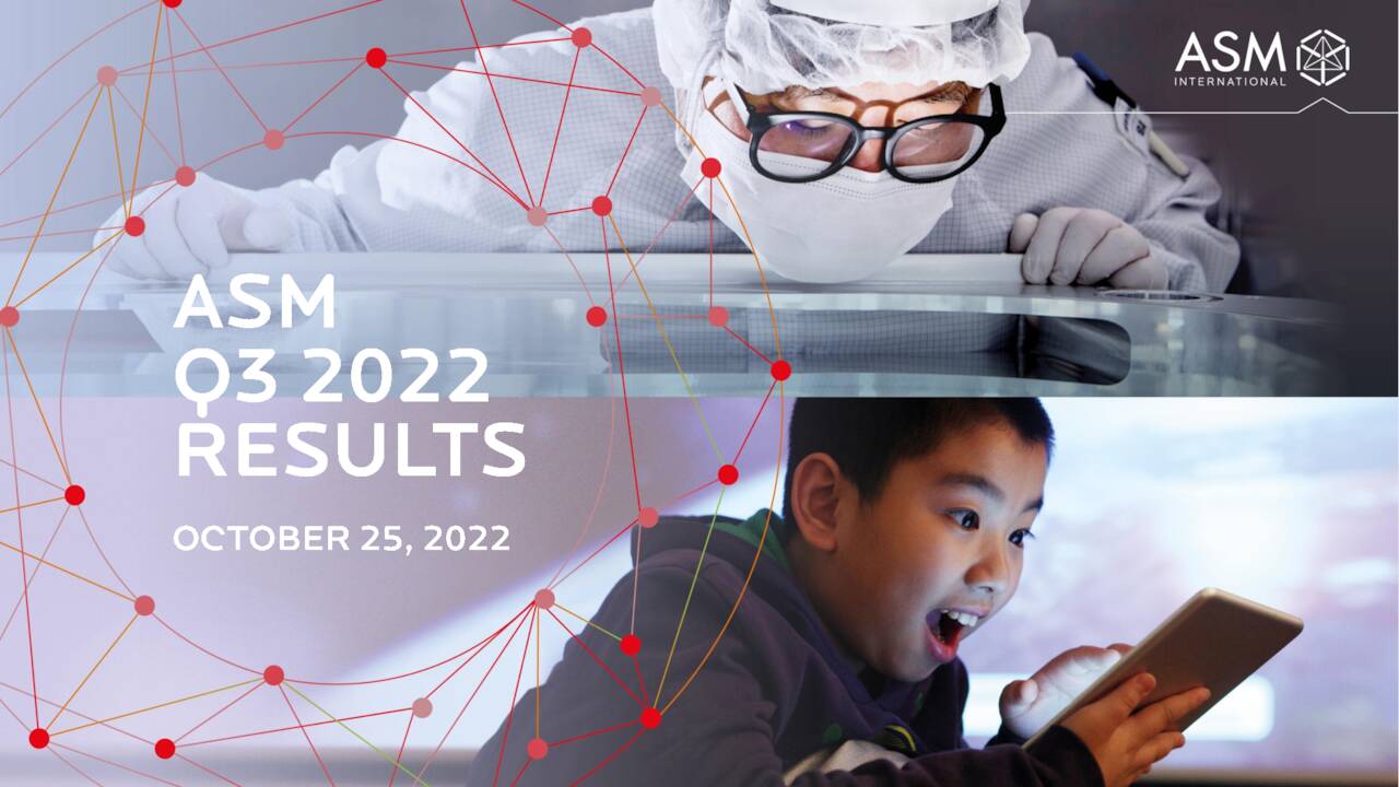 ASM International NV 2022 Q3 Results Earnings Call Presentation
