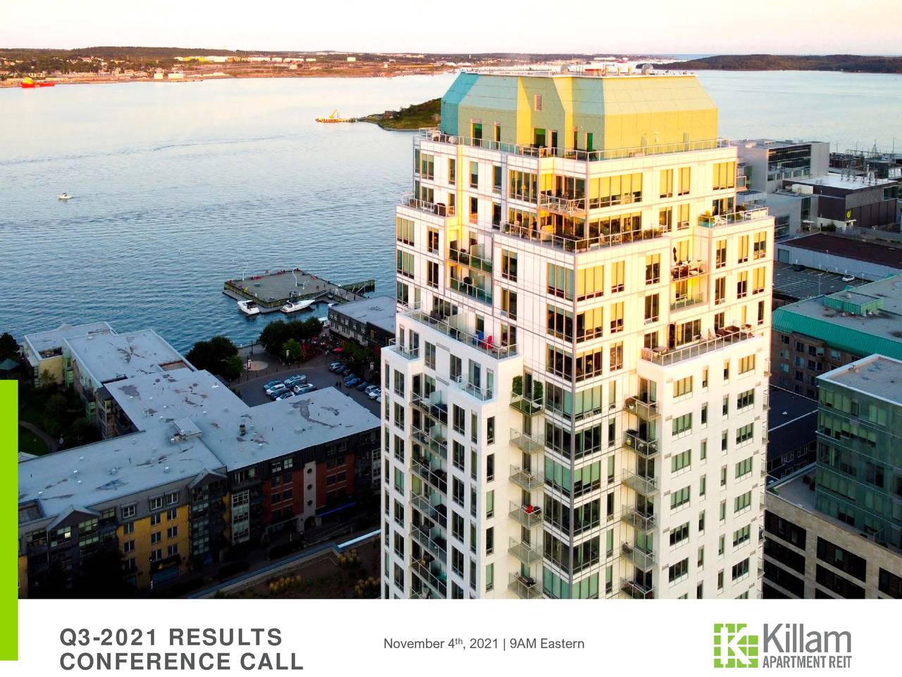 Killam Apartment Real Estate Investment Trust 2021 Q3 Results