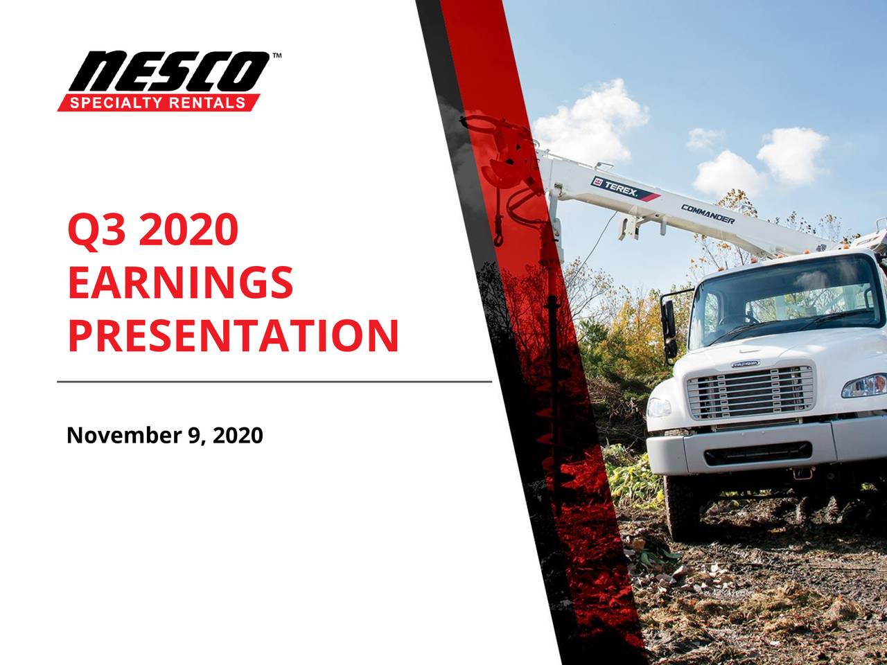 Nesco Holdings, Inc. 2020 Q3 Results Earnings Call Presentation