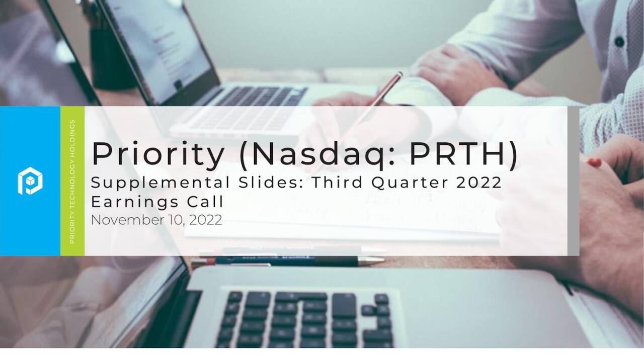 Priority Technology Holdings, Inc. 2022 Q3 Results Earnings Call