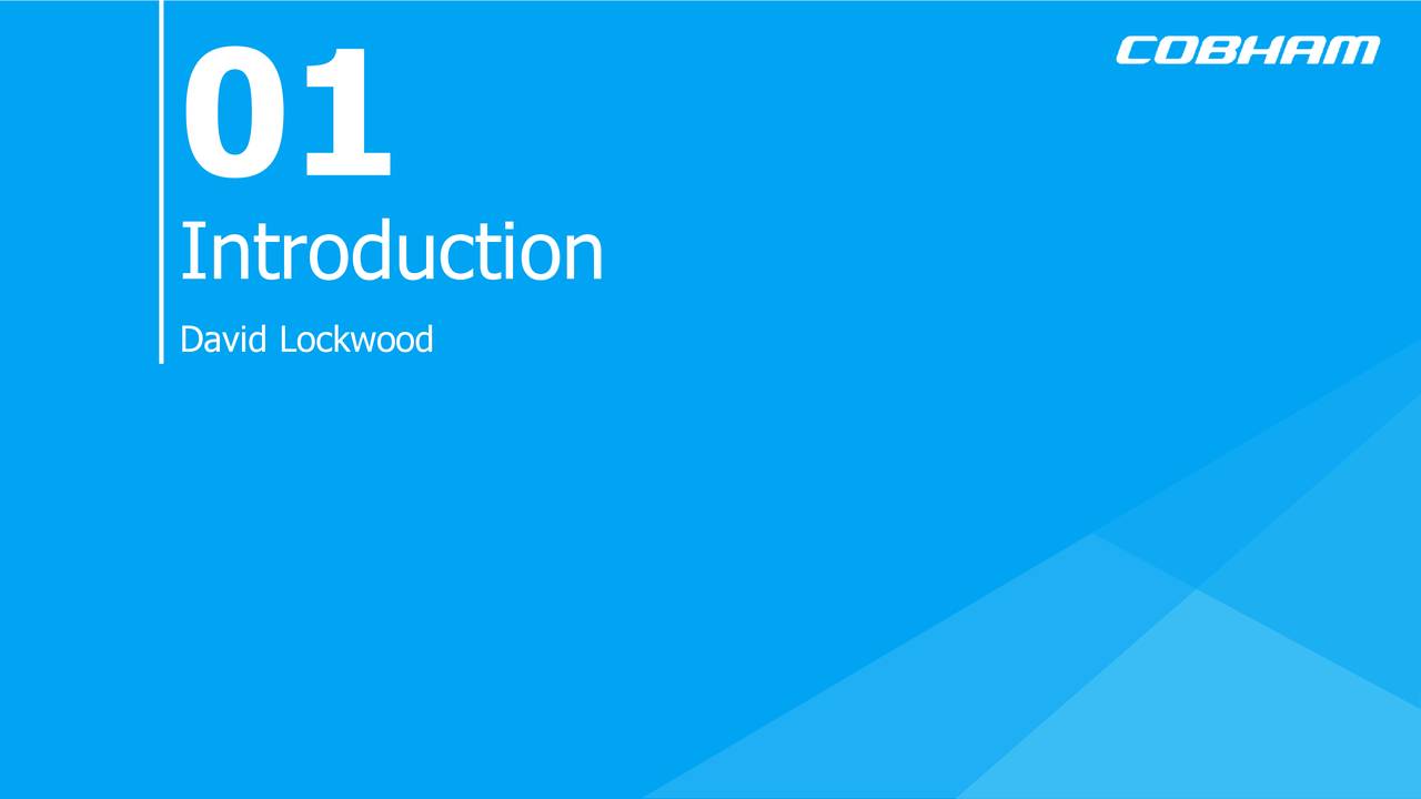 Cobham plc 2019 Q2 Results Earnings Call Slides (OTCMKTSCBHMFDEFUNCT21756) Seeking Alpha