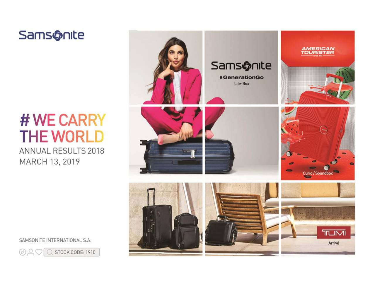 Samsonite International S.A. 2018 Q4 Results Earnings Call Slides
