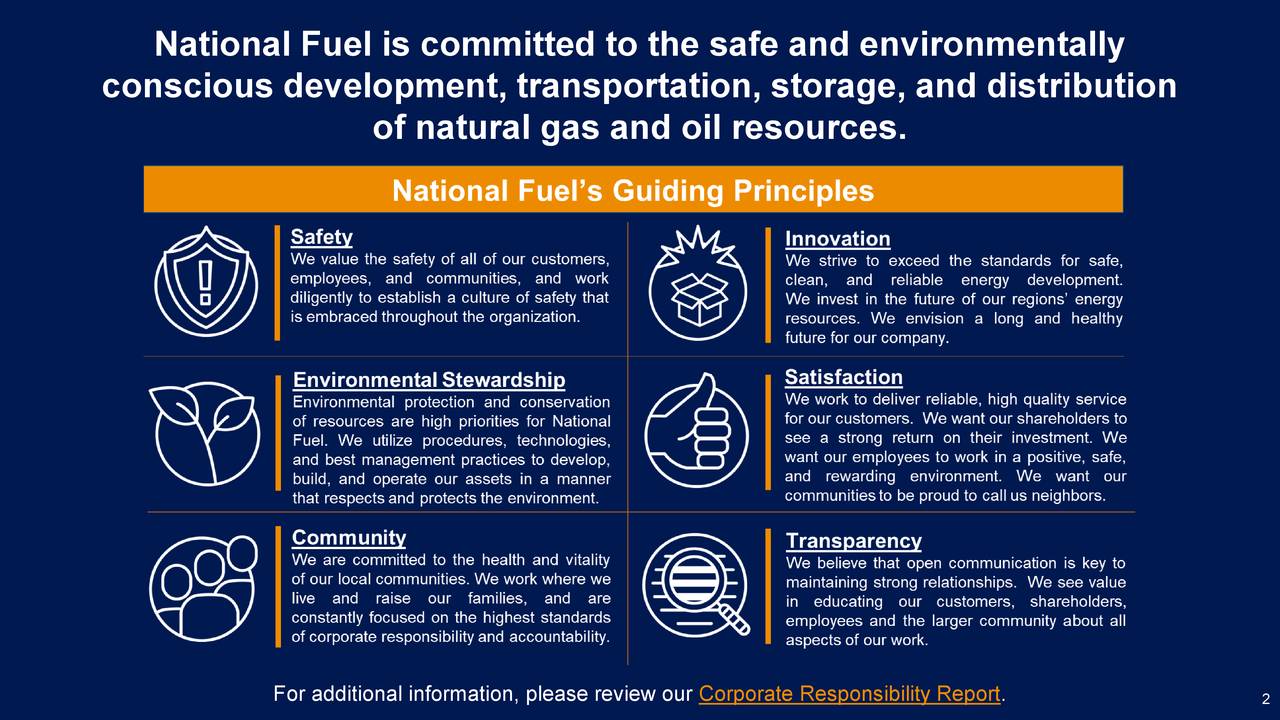 National Fuel Gas Company 2021 Q3 Results Earnings Call