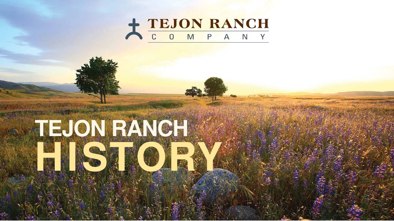 Tejon Ranch (TRC) Investor Presentation Slideshow (NYSETRC