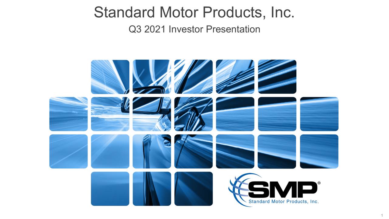 Standard Motor Products (SMP) Investor Presentation Slideshow (NYSE