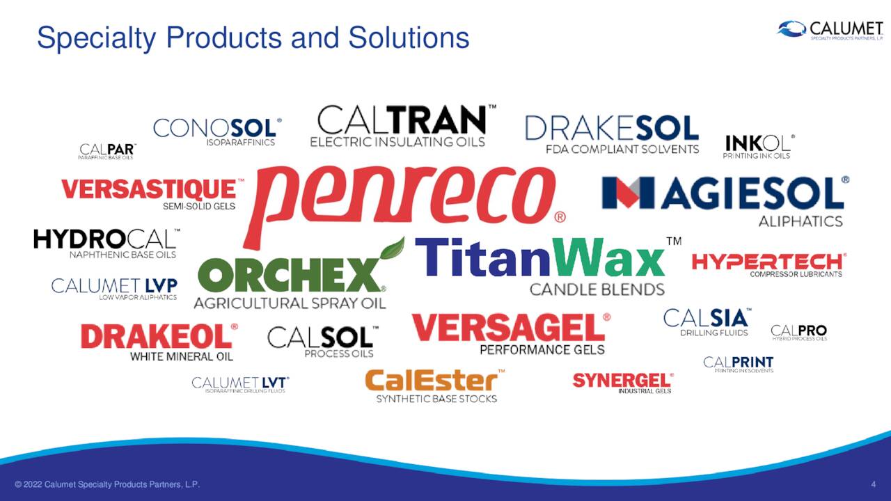 Calumet Specialty Products Partners, L.P. 2022 Q1 Results Earnings