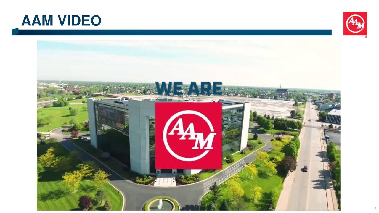 American Axle & Manufacturing (AXL) Investor Presentation Slideshow