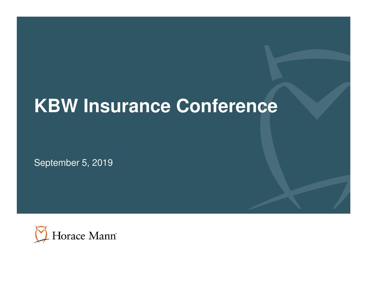 Horace Mann Educators (HMN) Presents At Keefe, Bruyette & Woods 2019