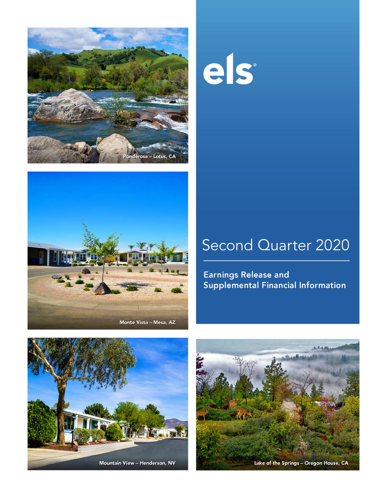 Equity Lifestyle Properties Inc Equity LifeStyle Properties